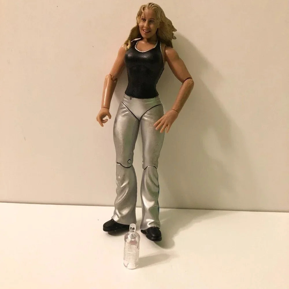 2001 WWF Trish Stratus Jakks Pacific Wrestling WWE Action Figure Titan Tron
